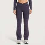 FLARED LEGGINGS - BLACK ORCHID