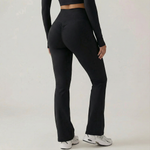 FLARED LEGGINGS - STEALTH BLACK