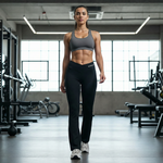 FLARED LEGGINGS - STEALTH BLACK